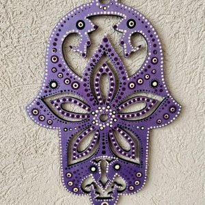 חמסה גדולה סגולה - חנות לעיצוב הבית