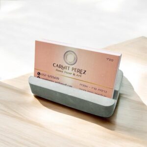 מעמד לפלאפון או לכרטיסי ביקור- אפור